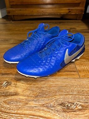 Nike Mens Tiempo Legend 8 Elites Blue & White